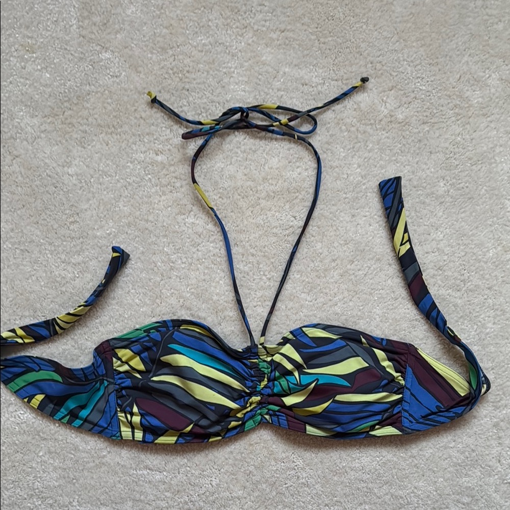 Gap body Multicolor Halter Bikini Top Swimwear M